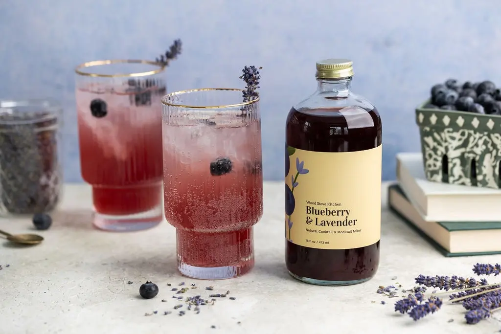 Blueberry + Lavender Cocktail + Mocktail Mixer 16oz