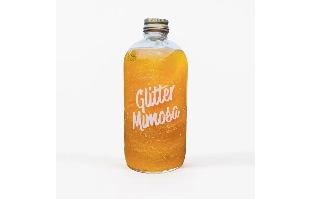 Glitter Mimosa Mixer 16oz
