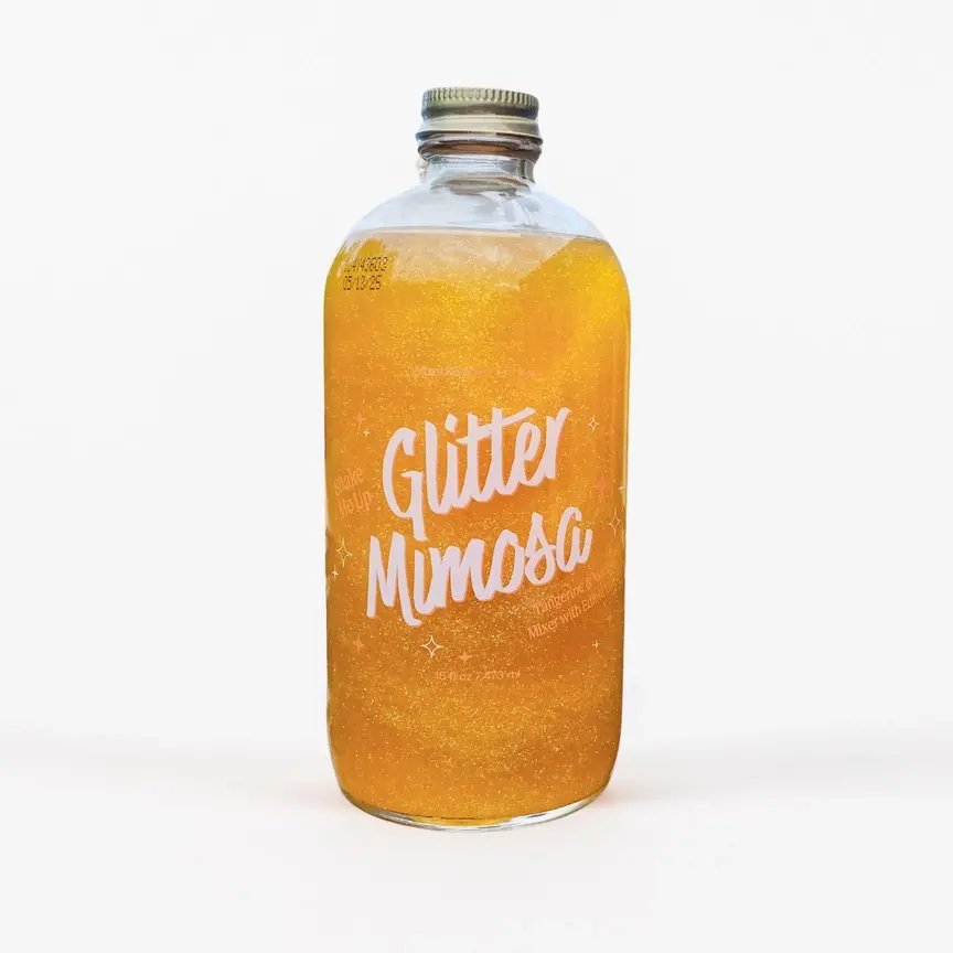 Glitter Mimosa Mixer 16oz