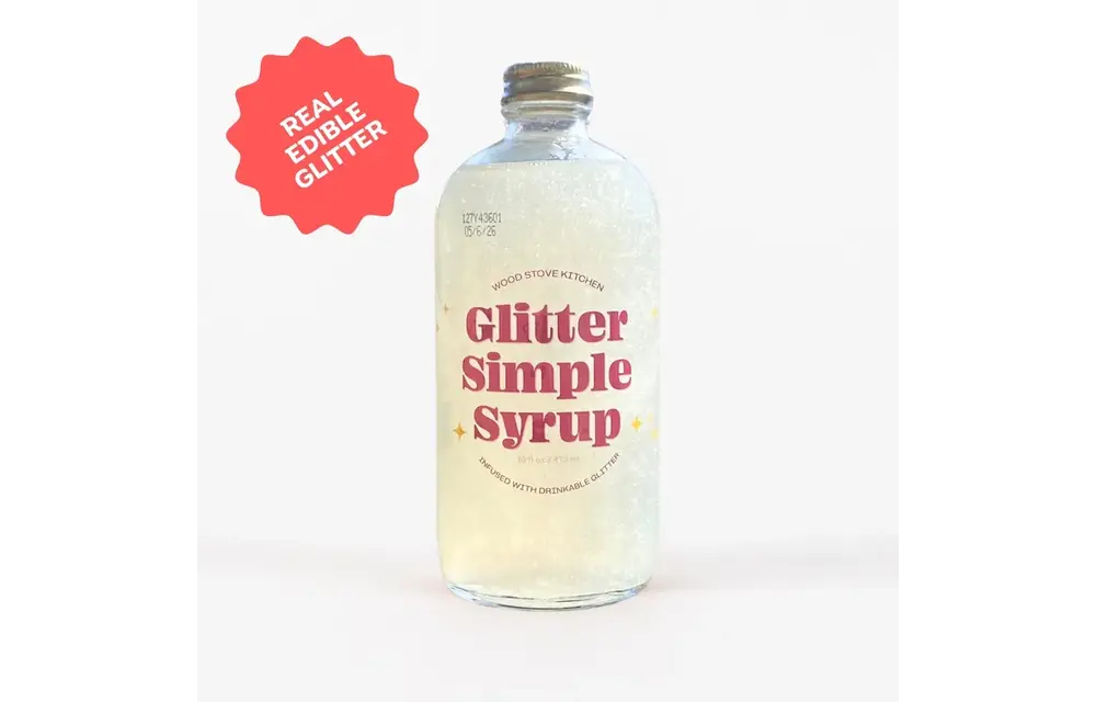 Glitter Simple Syrup 16oz