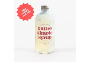 Glitter Simple Syrup 16oz