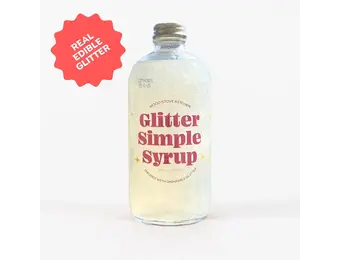 Glitter Simple Syrup 16oz