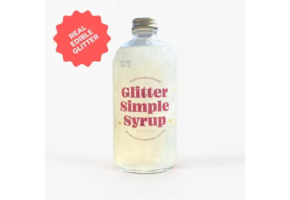 Glitter Simple Syrup 16oz
