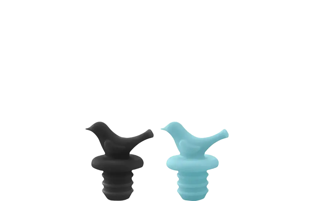 Silicone Bottle Stoppers Set of 2