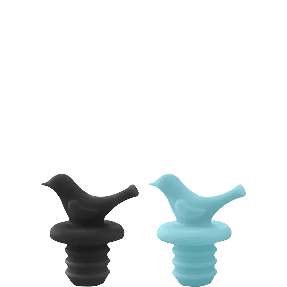 Silicone Bottle Stoppers Set of 2