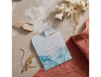 Aqua Coralline Bath Salt Envelope