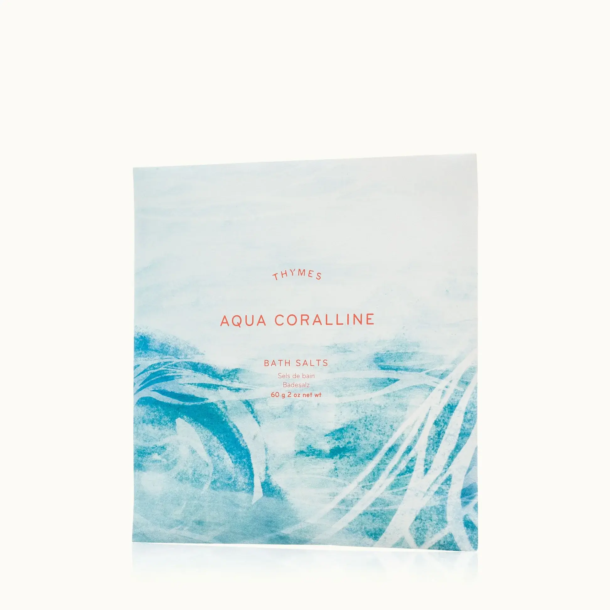 Aqua Coralline Bath Salt Envelope
