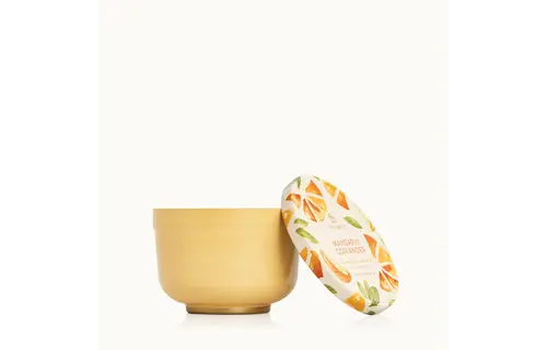 Mandarin Coriander Poured Candle Tin