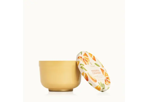 Mandarin Coriander Poured Candle Tin