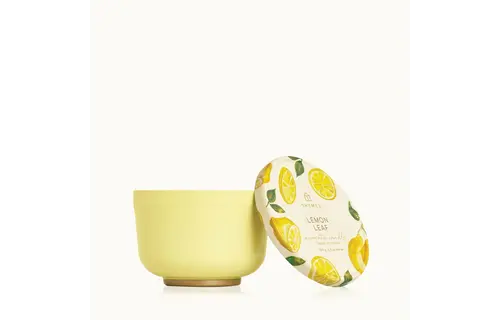Lemon Leaf Poured Candle Tin