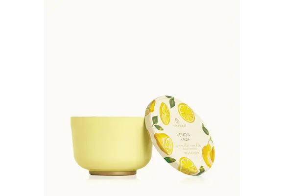 Lemon Leaf Poured Candle Tin