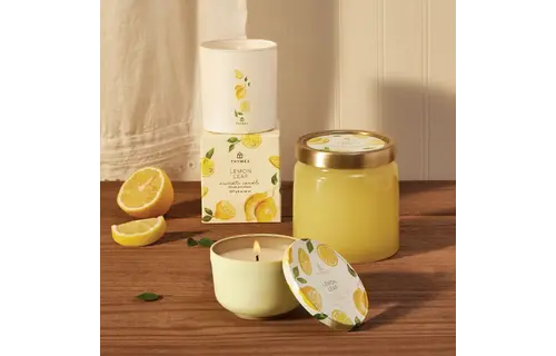 Lemon Leaf Poured Candle Tin