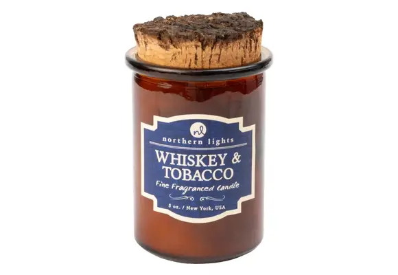 Spirits Candle Whiskey + Tobacco