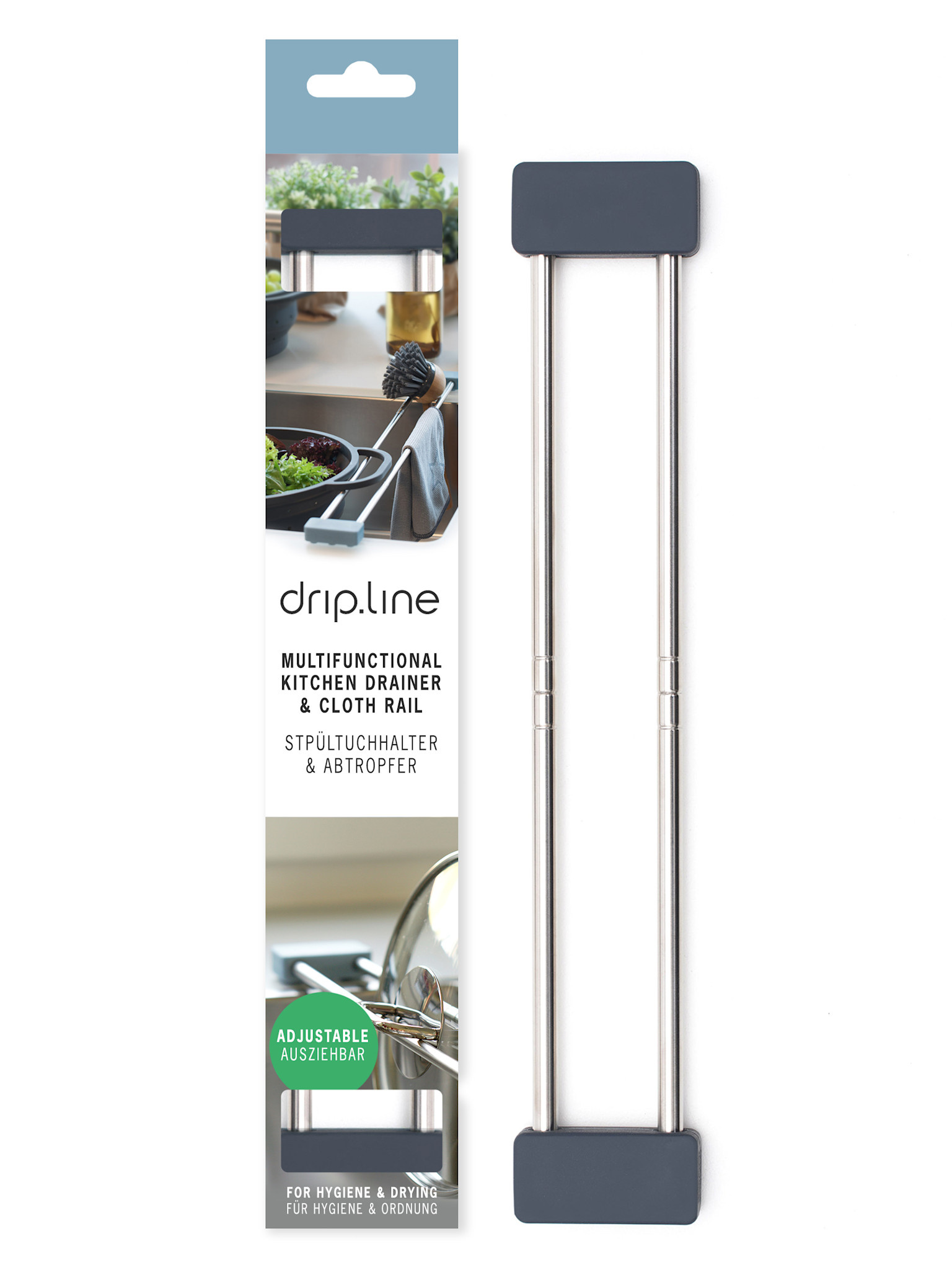 Dripline Multifunctional Kitchen Drainer - Grey
