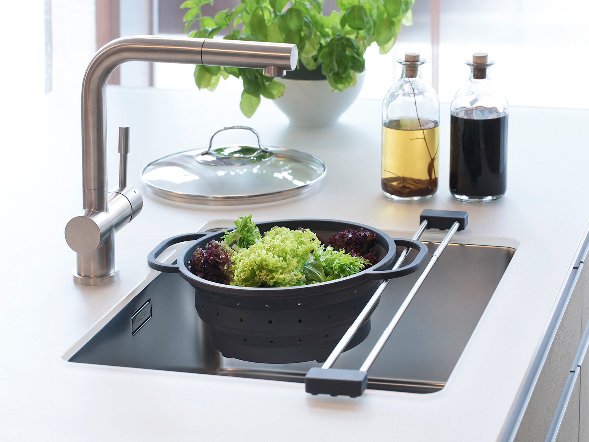 Dripline Multifunctional Kitchen Drainer - Grey