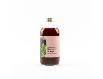 Blackberry + Sage Cocktail + Mocktail Mixer, 16 Fl oz