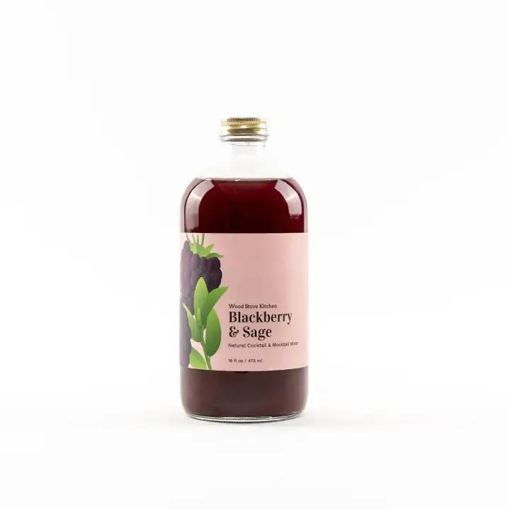 Blackberry + Sage Cocktail + Mocktail Mixer, 16 Fl oz