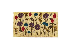 Bee Flowers Coir Mat