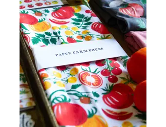 Tomato Vine Tea Towel