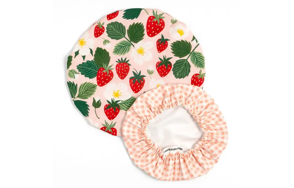 Strawberry Patch Bowl Cover Set of 2