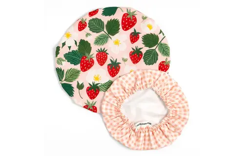 Strawberry Patch Bowl Cover Set of 2