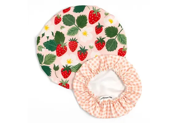 Strawberry Patch Bowl Cover Set of 2
