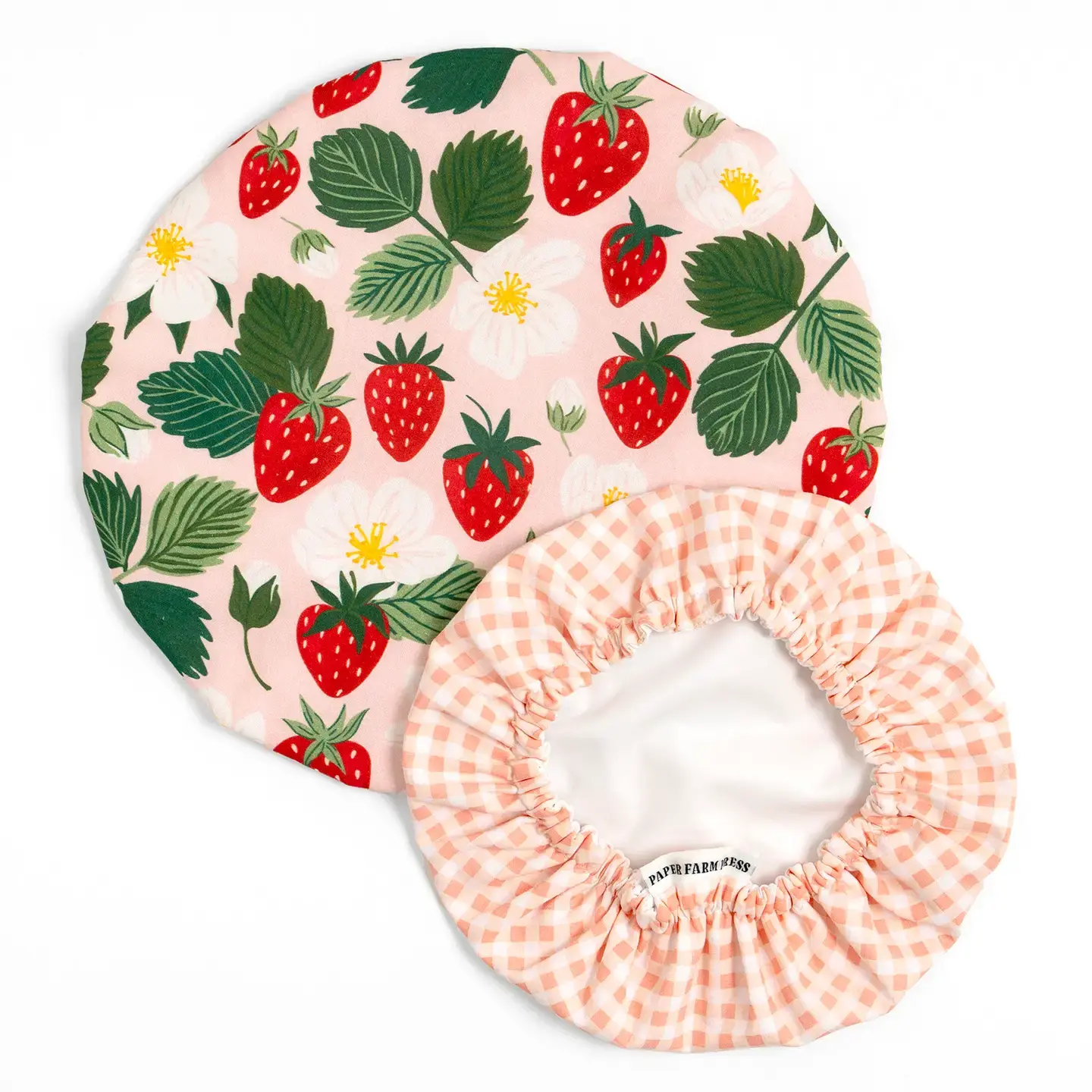 Strawberry Patch Bowl Cover Set of 2