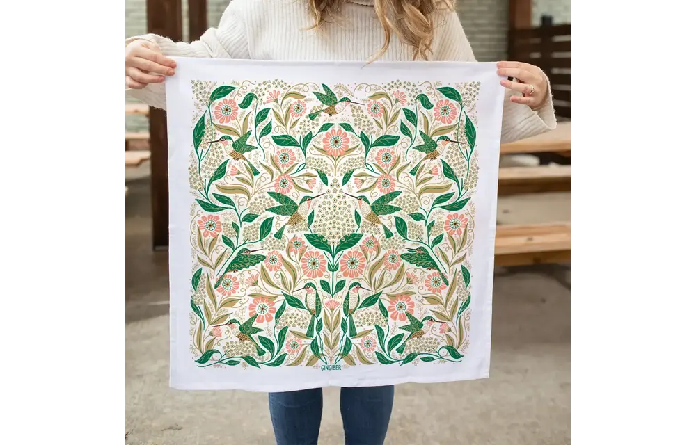 Hummingbird Tea Towel