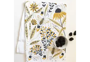 Bee Garden Tea Towel