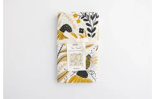Bee Garden Tea Towel