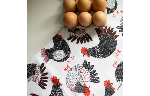 Chicken Tea Towel