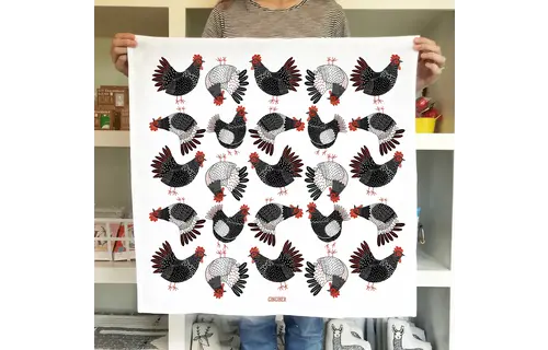 Chicken Tea Towel