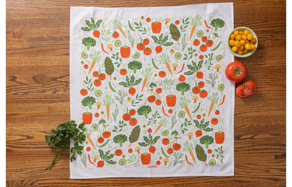 Veggie Tea Towel
