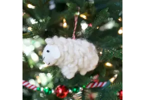 Sheep Felt Wool Chirstmas Ornament