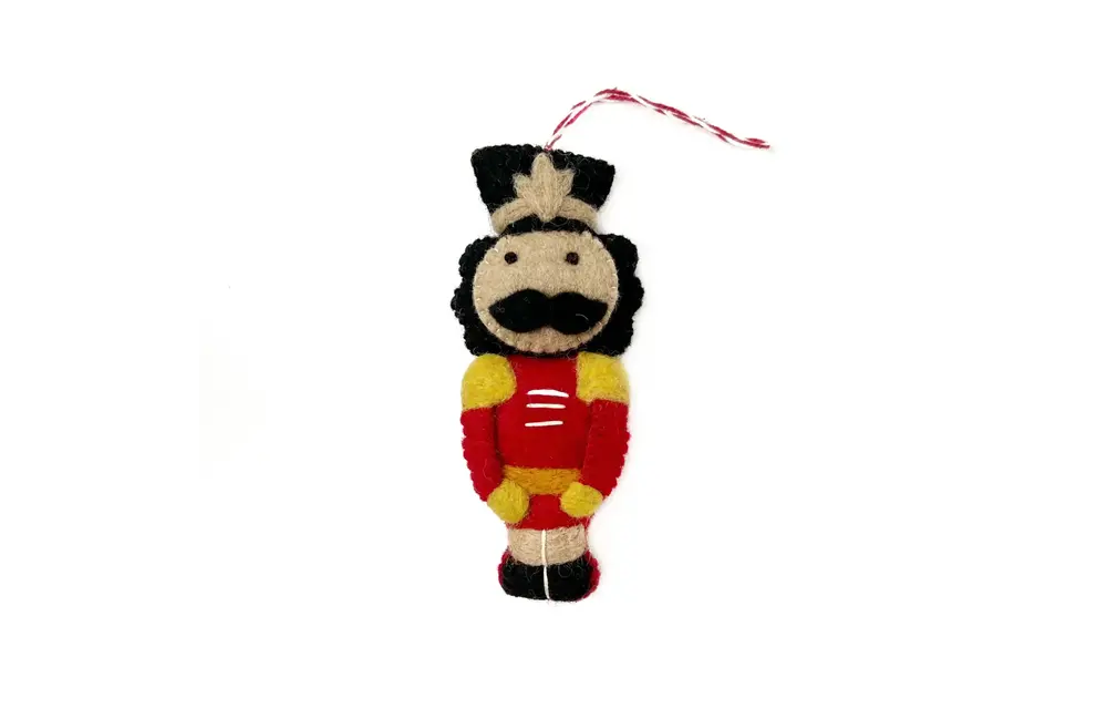 Nutcracker Felt Wool Chirstmas Ornament