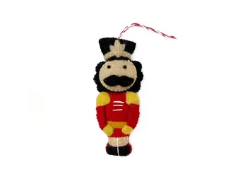Nutcracker Felt Wool Chirstmas Ornament