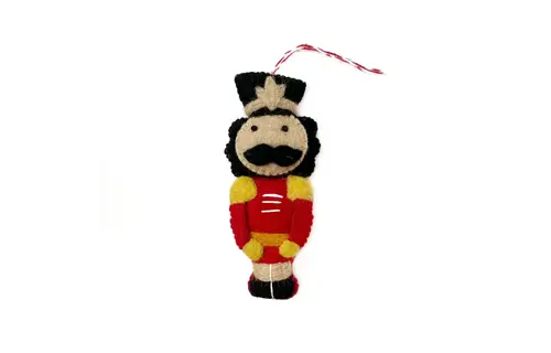 Nutcracker Felt Wool Chirstmas Ornament