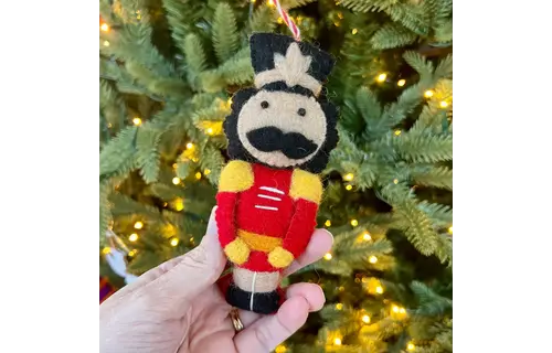 Nutcracker Felt Wool Chirstmas Ornament