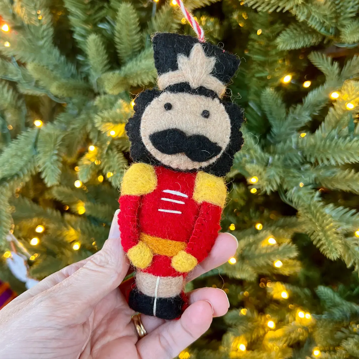 Nutcracker Felt Wool Chirstmas Ornament