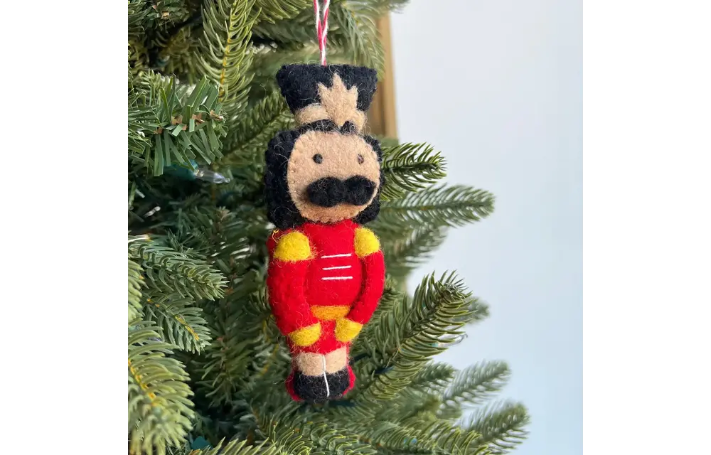 Nutcracker Felt Wool Chirstmas Ornament