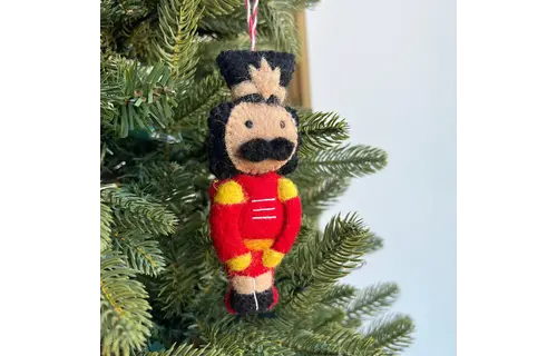 Nutcracker Felt Wool Chirstmas Ornament