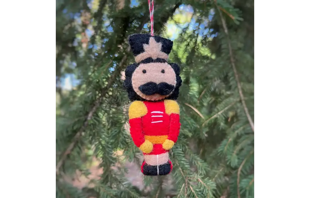 Nutcracker Felt Wool Chirstmas Ornament