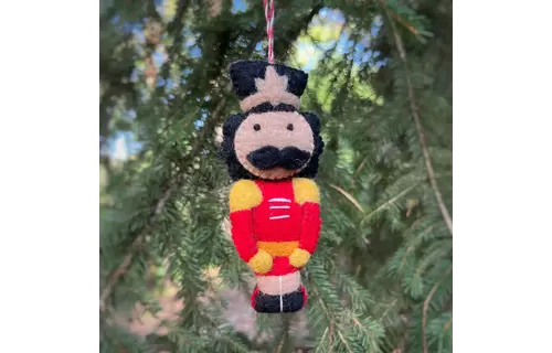 Nutcracker Felt Wool Chirstmas Ornament