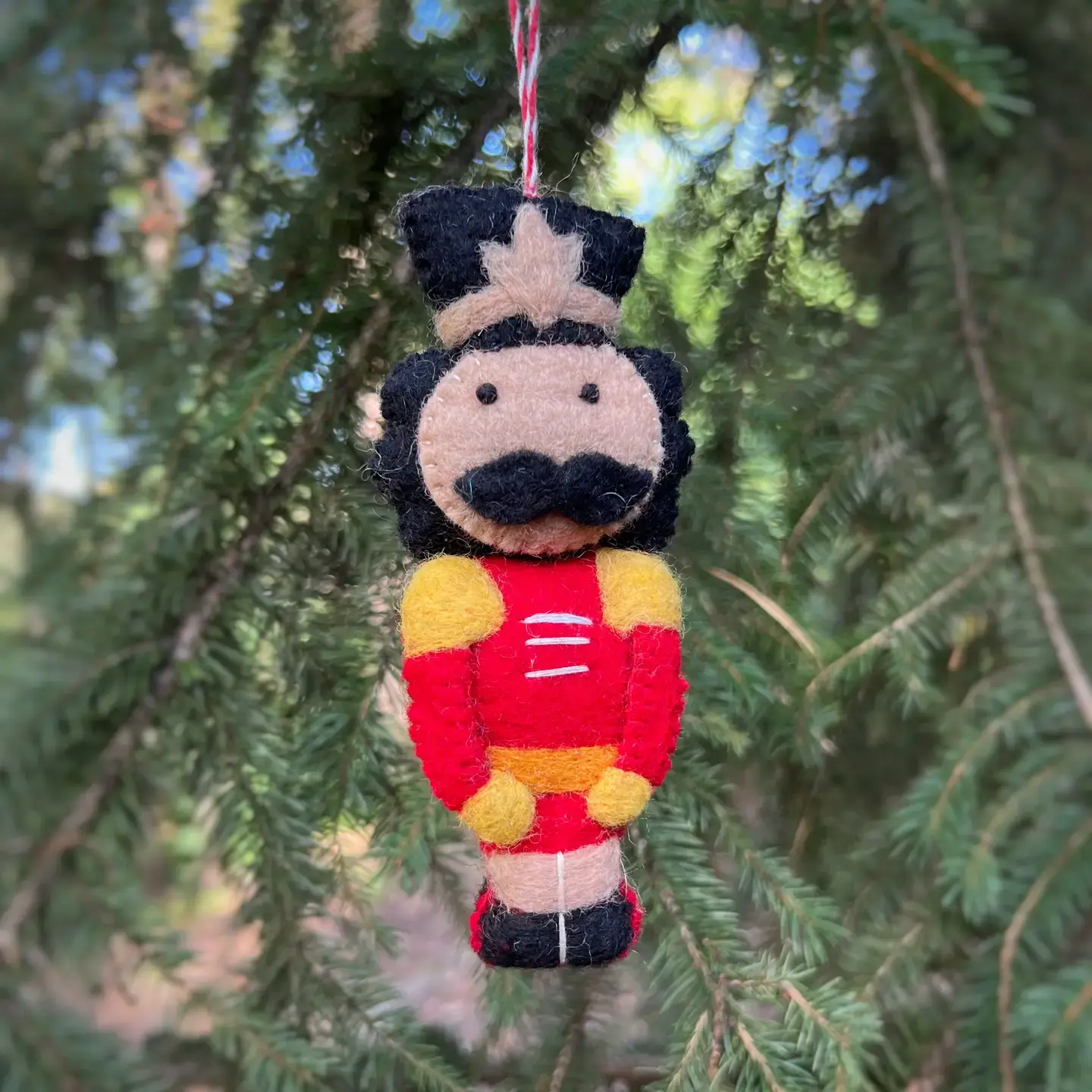 Nutcracker Felt Wool Chirstmas Ornament