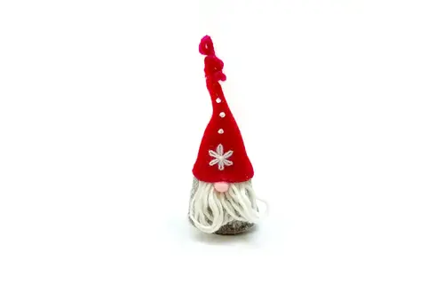 Gnome Man Felt Wool Christmas Ornament