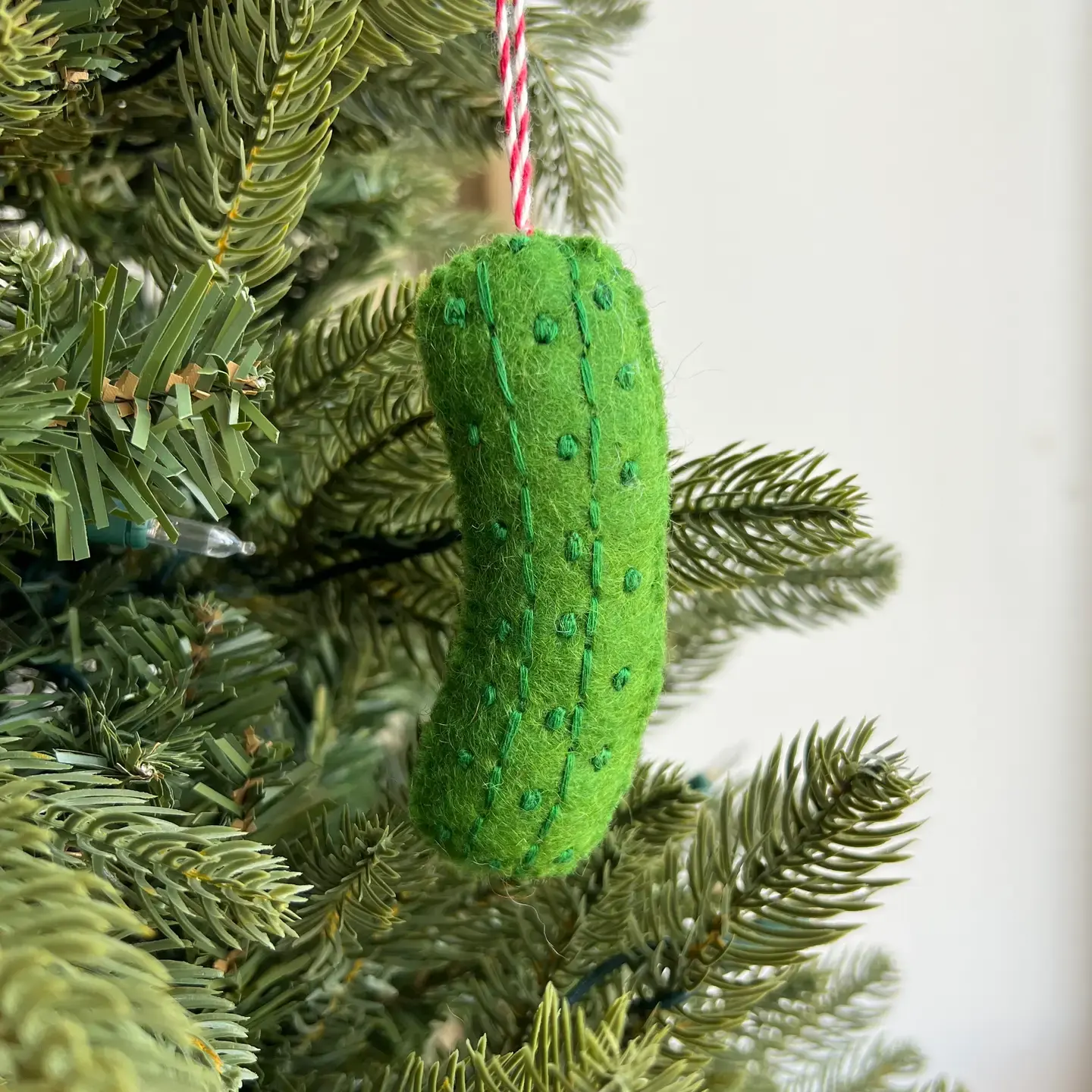 Pickle Felt Wool Chirstmas Ornament
