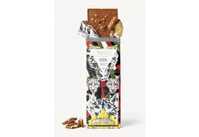 The "Bourbon Pecan Pie" Bar (Milk Chocolate , Pecan Pie + Bourbon)