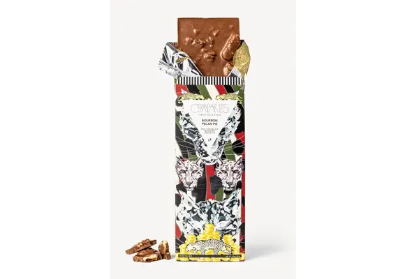 The "Bourbon Pecan Pie" Bar (Milk Chocolate , Pecan Pie + Bourbon)