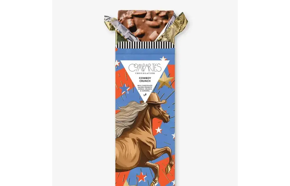 The "Cowboy Crunch" Bar (Milk Chocolate , Salted Peanuts, Cereal Crunch + Caramel)