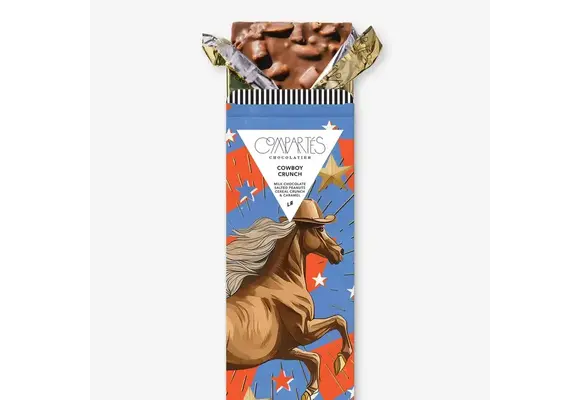 The "Cowboy Crunch" Bar (Milk Chocolate , Salted Peanuts, Cereal Crunch + Caramel)